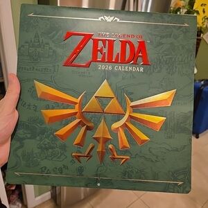 Harry Abrams Legend of Zelda 12x12 2026 Wall Calendar